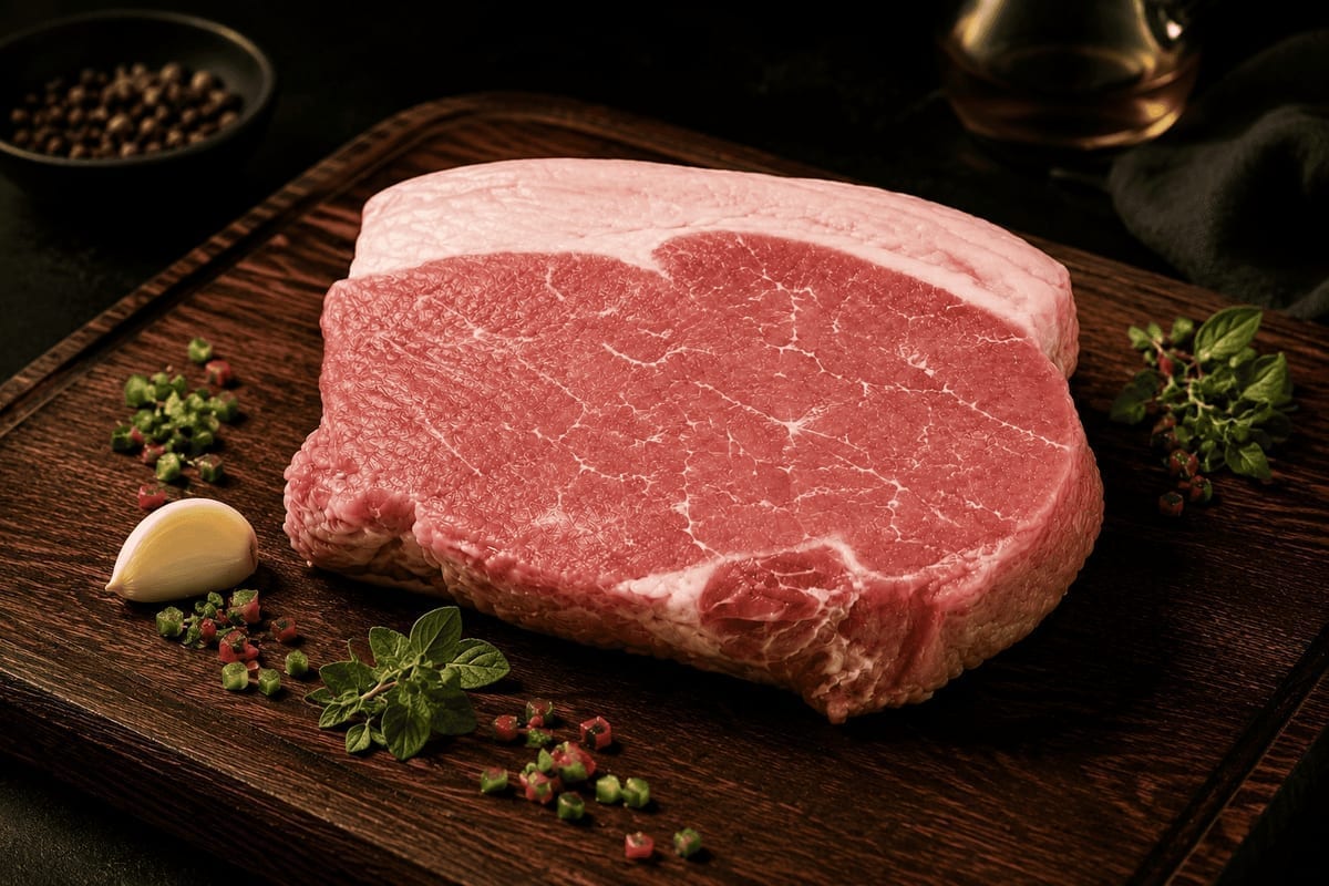 Bife Duroc — Crudo en cocina